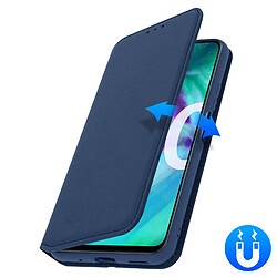 Avizar Housse Honor 20 / Huawei Nova 5T Folio Portefeuille Fonction Support Bleu nuit pas cher