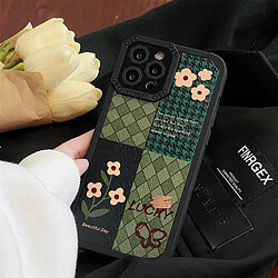 GUPBOO Étui pour iPhoneXR Coque de téléphone diamant couture rétro fleur créative Japon et Corée du Sud