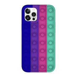 Universal Push Pop bubble bleu silicone case pour iPhone 11