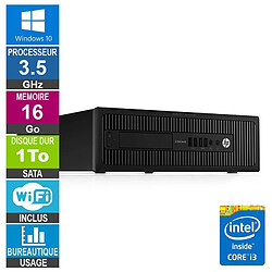 PC HP 800 G1 SFF i3-4150 3.50GHz 16Go/1To Wifi W10