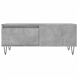 Maison Chic Table basse,Table Console Table d'appoint, Table pour salon Gris béton 90x50x36,5 cm Bois d'ingénierie -MN76122 pas cher