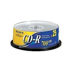 Sony CD-R 25 x 700MB - 25CDQ80SP