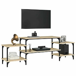 Acheter Maison Chic Meuble TV scandinave - Banc TV pour salon Chêne sonoma 157x35x52 cm bois d'ingénierie -MN10522