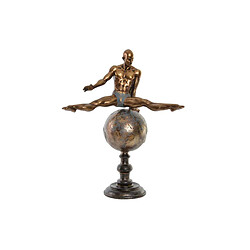 Figurine Décorative DKD Home Decor Doré Résine Gymnaste Moderne (36 x 19 x 46 cm)