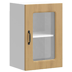 vidaXL Armoire murale de cuisine avec porte en verre Kalmar