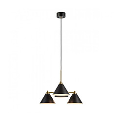 Markslojd Suspension Klint Métal Noir 4 ampoules 46cm