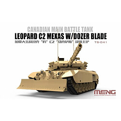 Meng Maquette Char Leopard C2 Mexas W/ Dozer Blade Canadian Main Battle Tank