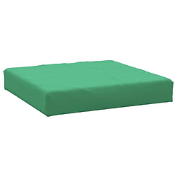 vidaXL Coussin de palette vert 60x60x8 cm tissu oxford