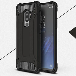 Wewoo Coque renforcée noir pour Samsung Galaxy S9 + TPU + PC 360 Degrés De Protection Antichoc Étui de