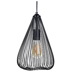 Beliani Lampe suspension CONCA Métal Noir