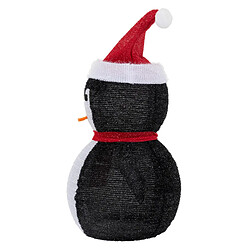 Avis Ecd Germany Pingouin de Noël LED décoration avec bonnet écharpe 68cm figurine d'hiver jardin