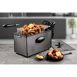 Friteuse 3.5l 2000w anthracite - AF357A - BESTRON pas cher