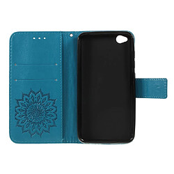 Acheter Etui en PU tournesol bleu avec support pour votre Xiaomi Redmi Go