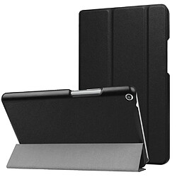 Etui en PU tablette en trois volets avec support noir pour votre Huawei MediaPad T3 8.0