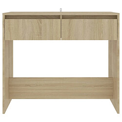 Acheter vidaXL Table console chêne sonoma 89x41x76,5 cm bois d'ingénierie