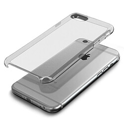 Avizar Coque iPhone SE 2022, 2020 et 8, 7, 6S, 6 Silicone semi-rigide Fin transparent