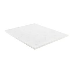 Vente-Unique Surmatelas 140 x 190 cm luxe mémoire de forme coutil aloe vera ép.5cm - LACETO de NATUREA