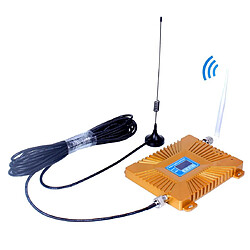 Amplificateur De Signal Mobile Avec Antenne Ventouse Or Pour Maison Et Bureau YONIS