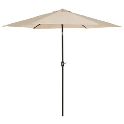 Madison Parasol de jardin Tenerife 300 cm rond écru