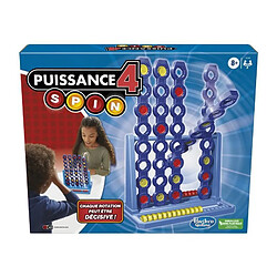 Hasbro Puissance 4 Spin avec grille tournante, jeu de sociéré, pour 2 joueurs, pour enfants a partir de 8 ans