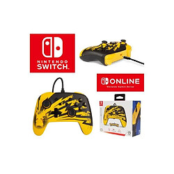 Acheter Power A Manette SWITCH Filaire Nintendo Pokémon Pikachu Lightning Officielle + Sacoche Switch Pokemon Pikachu vs. Dracaufeu