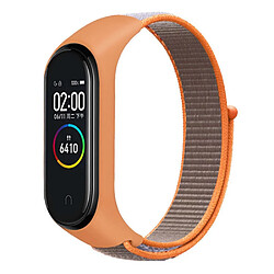 Bracelet en nylon réglable pour votre Xiaomi Mi Band 3/4/5/6/7 - orange