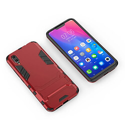 Wewoo Coque TPU Antichoc pour Vivo X23, avec support (Rouge)