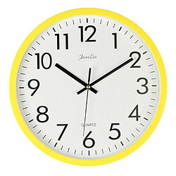 Universal (jaune) horloge murale ronde vintage silence balayage sport chambre moderne maison deco horloge