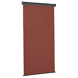 vidaXL Auvent latéral de balcon 122x250 cm Marron