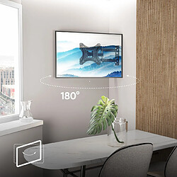 Acheter Onkron Support Mural TV pour 17 - 43 Pouces TV & Ecran, Bras Television Mural jusqu'à 35 kg - Fixation Murale TV VESA 75x75 & VESA 200x200/Support Television Mural Pivotant Inclinable STE322-B Noir