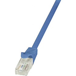 Acheter LogiLink Câble patch EconLine, Cat. 6, U/UTP, 0,25 m, bleu ()