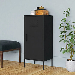 vidaXL Armoire de rangement Noir 42,5x35x101,5 cm Acier