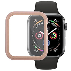 Wewoo Boitier Étui de protection en métal pour cadre avant pour Apple Watch série 4 40 mm (rose)