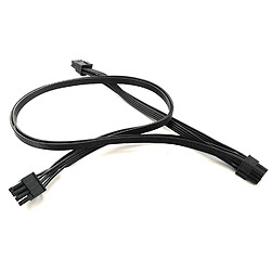 Avis adaptare 35118 20 cm Grafikkarte-Stromkabel 8-pin-PCIe-Stecker auf 2-mal 8-pin-(6+2) Stecker schwarz