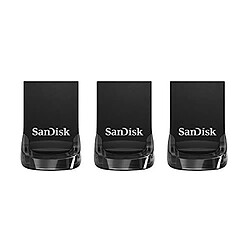 Avis SanDisk Ultra Fit - Clé USB - 32 Go - USB 3.1 (pack de 3)