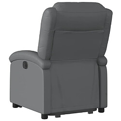 Acheter Maison Chic Fauteuil Relax pour salon, Fauteuil inclinable Gris Similicuir -GKD70294