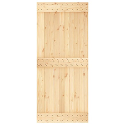 Acheter vidaXL Porte NARVIK 90x210 cm bois massif de pin