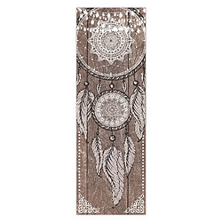 Sudtrading Toile plume et attrape-rêves Boho - 30 x 90 cm - Marron