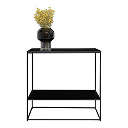 Acheter EPIKASA Table Console Vita, Noir, Métal, 36x80x80 cm