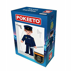 Personnage articulé Pokeeto Policía Nacional Homme (8,5 x 4 x 12,3 cm)