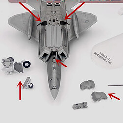 Avis 1/100 échelle F-22 Avion Avion Modèle avec Support Accueil Affichage Avion Collection