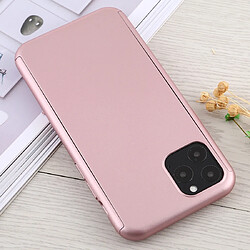 Wewoo Coque Rigide Pour iPhone 11 Pro Shockproof PC Etui de protection à couverture totale avec film en verre trempé Or rose