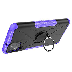 Coque en TPU anti-chute avec béquille pour votre Samsung Galaxy A12 - violet