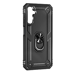 Avizar Coque pour Samsung Galaxy A14 4G et 5G Bague Magnétique Série ArmoRing Noir