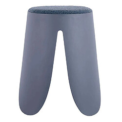 LEITMOTIV Tabouret en polypropylène Savor bleu jeans.