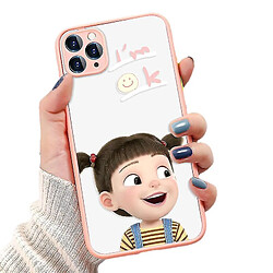 Universal Yh-Funny Girl Peeted Phone Case pour iPhone 12 Pro Max All-inclusion Case de téléphone (O138 PINK)