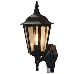 Avis Lumière Grande Lanterne d'Extérieur Classique Up Light PIR Noir, IP44