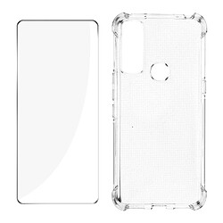 Avizar Pack Protection TCL 20R Coque + Verre Trempé Transparent