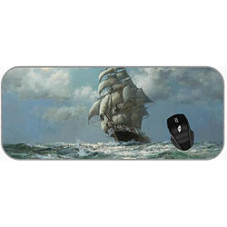 Universal (600x300x3) Grand jeu de souris de souris PAD Snow Boat nuage de glace d'eau cousue