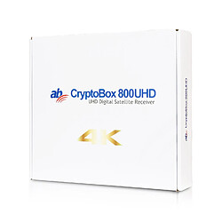 Acheter Récepteur AB Cryptobox 800 UHD / AB CR800UHD 4K - UHD Combinaison d'un récepteur satellite numérique et d'un lecteur multimédia